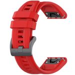Laptop, Telefoane si Tablete - Wearables si gadgeturi - Wearables - Accesorii wearables - Curea ONSG® pentru Garmin Fenix 3/3 HR/5X/5X Plus/6X/6X Pro/7X/7X Pro Solar, Y68, Silicon, Red - Infinity.ro