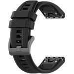 Laptop, Telefoane si Tablete - Wearables si gadgeturi - Wearables - Accesorii wearables - Curea ONSG® pentru Garmin Fenix 5/5 Plus 6/6 Pro/7/Forerunner 935/945/955/Approach S60/S62, Y79, Silicon, Black - Infinity.ro