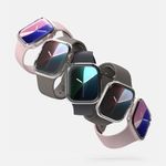 Laptop, Telefoane si Tablete - Wearables si gadgeturi - Wearables - Accesorii wearables - Husa ONSG® pentru Apple Watch 10 46mm set 2, C52, Policarbonat, Clear/Dark Gray - Infinity.ro