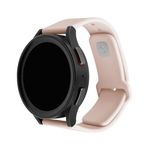 Laptop, Telefoane si Tablete - Wearables si gadgeturi - Wearables - Accesorii wearables - Curea ONSG® pentru Samsung Galaxy Watch 4/5/Active 2, Huawei Watch GT 3 42mm/GT 3 Pro 43mm, Q41, Silicon, Pink - Infinity.ro