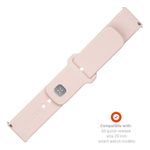Laptop, Telefoane si Tablete - Wearables si gadgeturi - Wearables - Accesorii wearables - Curea ONSG® pentru Samsung Galaxy Watch 4/5/Active 2, Huawei Watch GT 3 42mm/GT 3 Pro 43mm, Q41, Silicon, Pink - Infinity.ro