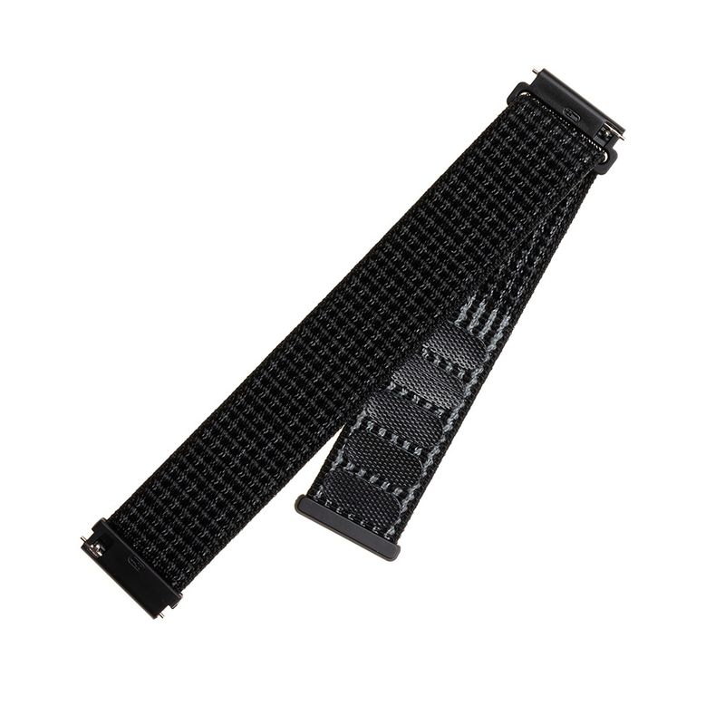 Laptop, Telefoane si Tablete - Wearables si gadgeturi - Wearables - Accesorii wearables - Curea ONSG® pentru Huawei Watch GT 2 46mm/GT 2 Pro/GT 3 Pro 46mm/Ultimate, Xiaomi Watch S1, Q68, Nylon, Reflective Black - Infinity.ro