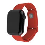 Laptop, Telefoane si Tablete - Wearables si gadgeturi - Wearables - Accesorii wearables - Curea ONSG® pentru Apple Watch 1/2/3/4/5/6/7/8/9/10/SE/SE 2/Ultra/Ultra 2 42/44/45/46/49mm, Q39, Silicon, Red - Infinity.ro
