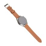 Laptop, Telefoane si Tablete - Wearables si gadgeturi - Wearables - Accesorii wearables - Curea ONSG® pentru Samsung Galaxy Watch 4/5/Active 2, Huawei Watch GT 3 42mm/GT 3 Pro 43mm, J76, Piele naturala, Brown - Infinity.ro