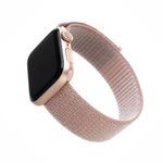 Laptop, Telefoane si Tablete - Wearables si gadgeturi - Wearables - Accesorii wearables - Curea ONSG® pentru Apple Watch 1/2/3/4/5/6/7/8/9/10/SE/SE 2/Ultra/Ultra 2 42/44/45/46/49mm, Q49, Nylon, Rose Gold - Infinity.ro