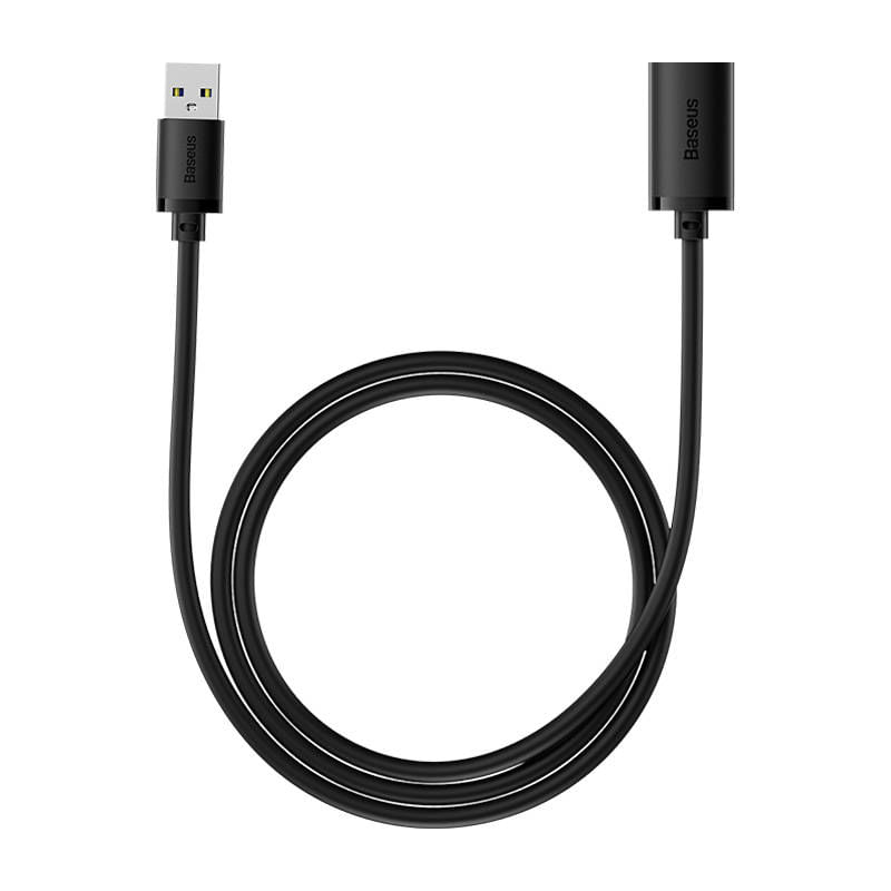Laptop, Telefoane si Tablete - Telefoane mobile si accesorii - Accesorii Telefoane - Cabluri si adaptoare telefoane - Cablu Extensie USB la USB, 1m, A64, PVC, Black - Infinity.ro