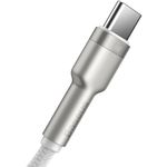 Laptop, Telefoane si Tablete - Telefoane mobile si accesorii - Accesorii Telefoane - Cabluri si adaptoare telefoane - Cablu de Date USB la Type-C 66W, 2m, A63, Nailon, Baseus Cafule CAKF000202, A63, Nailon, White - Infinity.ro