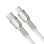 Laptop, Telefoane si Tablete - Telefoane mobile si accesorii - Accesorii Telefoane - Cabluri si adaptoare telefoane - Cablu Type-C la Lightning 20W, 2m, A98, Baseus Cafule Series CATLJK B02, A98, Black - Infinity.ro