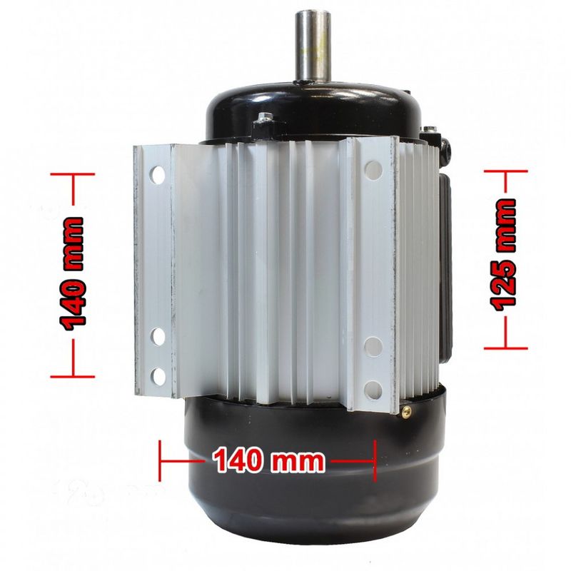 Casa si Gradina - Electrice - Echipamente electrice - Accesorii compresoare - Motor electric monofazic 3 kW 2850 rotatii 230V 24mm B-ACE2850401FN - Infinity.ro