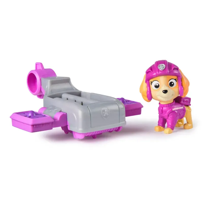Jucarii, Copii si Bebe - Jucarii si jocuri - Figurine - Patrula Catelusilor Action Pups Set Vehicul De Salvare Hoverboard Si Figurina Skye 5 Cm - Infinity.ro