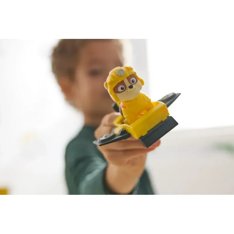 Jucarii, Copii si Bebe - Jucarii si jocuri - Figurine - Patrula Catelusilor Action Pups Set Vehicul De Salvare Hoverboard Si Figurina Rubble 5 Cm - Infinity.ro
