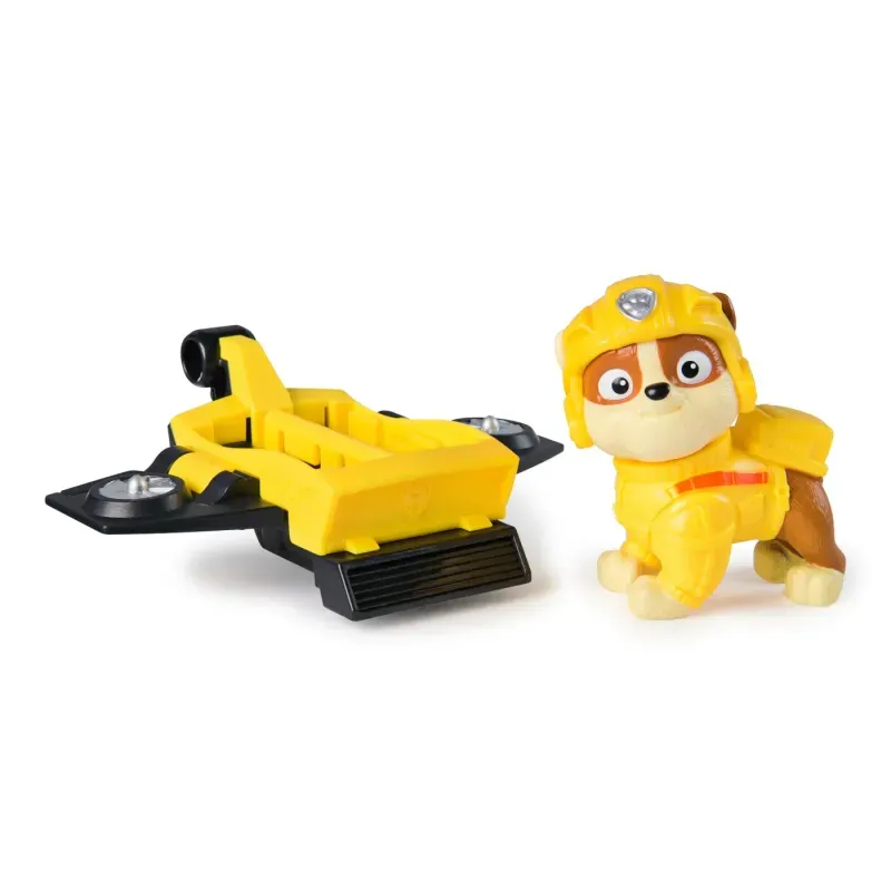 Jucarii, Copii si Bebe - Jucarii si jocuri - Figurine - Patrula Catelusilor Action Pups Set Vehicul De Salvare Hoverboard Si Figurina Rubble 5 Cm - Infinity.ro