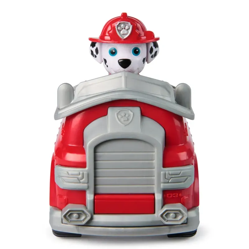 Jucarii, Copii si Bebe - Jucarii si jocuri - Figurine - Patrula Catelusilor Set Vehicul De Baza Masina De Pompieri Si Figurina Marshall - Infinity.ro