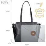 Laptop, Telefoane si Tablete - Laptopuri si accesorii - Accesorii Laptop - Genti laptop - Geanta din piele naturala, Glide, de umar, compatibila laptop 15 inch, negru - Infinity.ro