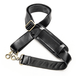 Fashion, accesorii si bijuterii - Barbati - Accesorii barbati - Portofele barbati - Curea de umar din piele naturala CrazyHorse, pentru serviete, genti, genti de voiaj, negru - Infinity.ro