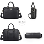 Laptop, Telefoane si Tablete - Laptopuri si accesorii - Accesorii Laptop - Genti laptop - Servieta Laptop 15.6 Inch, Prestige, din Piele Naturala, Design Business - Infinity.ro