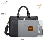 Laptop, Telefoane si Tablete - Laptopuri si accesorii - Accesorii Laptop - Genti laptop - Servieta Laptop 15.6 Inch, Prestige, din Piele Naturala, Design Business - Infinity.ro