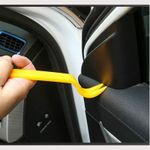 Auto si Moto - Reparatii si depanare - Scule auto - Scule si truse auto - Set 4 piese pentru demontare tapiterie sau elemente auto de interior, Techstar® D0085-1, plastic, portocaliu - Infinity.ro