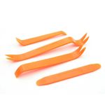 Auto si Moto - Reparatii si depanare - Scule auto - Scule si truse auto - Set 12 piese pentru demontare tapiterie sau elemente auto de interior, Techstar® D0087, plastic, portocaliu - Infinity.ro