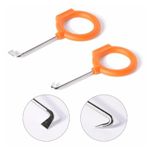 Auto si Moto - Reparatii si depanare - Scule auto - Scule si truse auto - Set 12 piese pentru demontare tapiterie sau elemente auto de interior, Techstar® D0087, plastic, portocaliu - Infinity.ro
