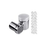 Casa si Gradina - Bucatarie si vesela - Ustensile bucatarie - Site bucatarie, strecuratori si accesorii - Set Sita pentru decorat cafeaua din inox + 16 forme - Infinity.ro