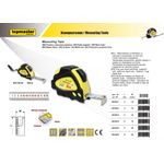 Casa si Gradina - Constructii - Scule de mana si unelte - Unelte de masurat - Ruleta Topmaster Pro 5m x 25mm dublu stop TMP - Infinity.ro