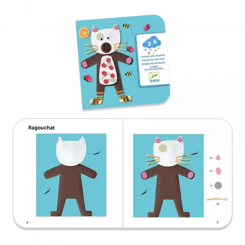 Jucarii, Copii si Bebe - Jucarii si jocuri - Jucarii & jocuri educative - Jocuri si jucarii educative - Joc creativ Colaje pentru cei mici - Infinity.ro