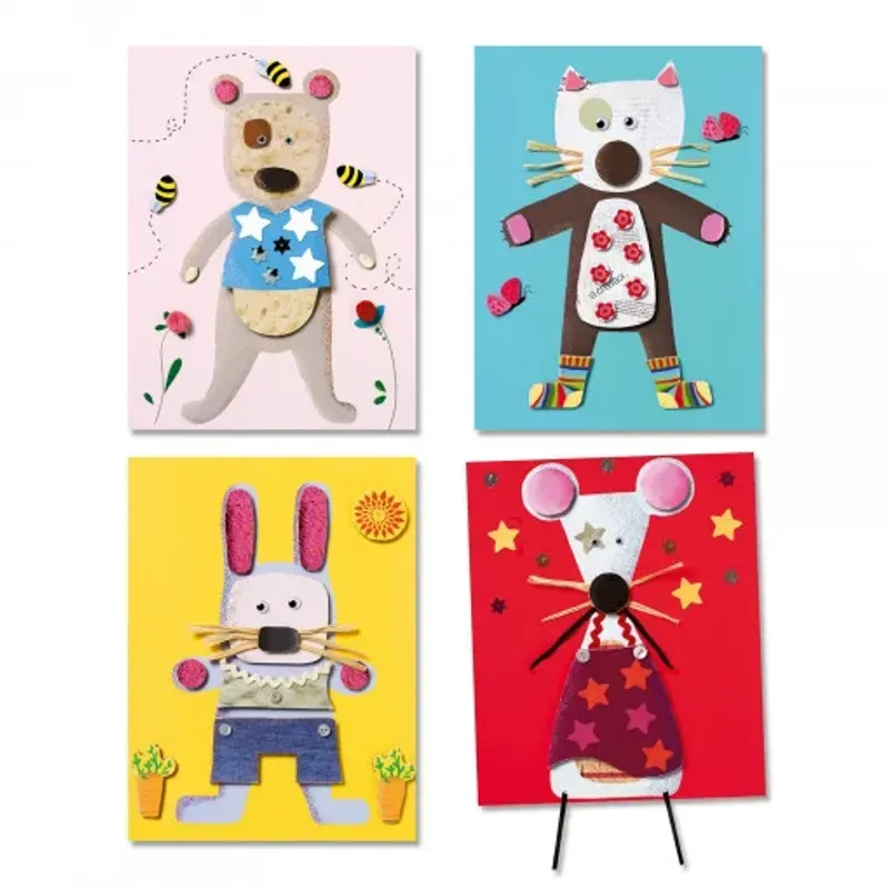 Jucarii, Copii si Bebe - Jucarii si jocuri - Jucarii & jocuri educative - Jocuri si jucarii educative - Joc creativ Colaje pentru cei mici - Infinity.ro