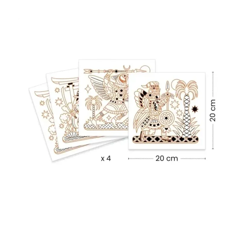 Carti si Birotica - Carti - Carti pentru copii - Carti de colorat - Joc creativ de colorat Animale razboinice - Infinity.ro