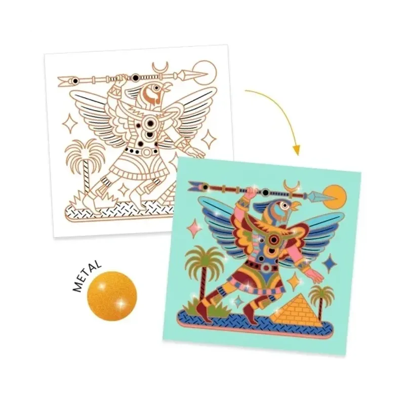 Carti si Birotica - Carti - Carti pentru copii - Carti de colorat - Joc creativ de colorat Animale razboinice - Infinity.ro