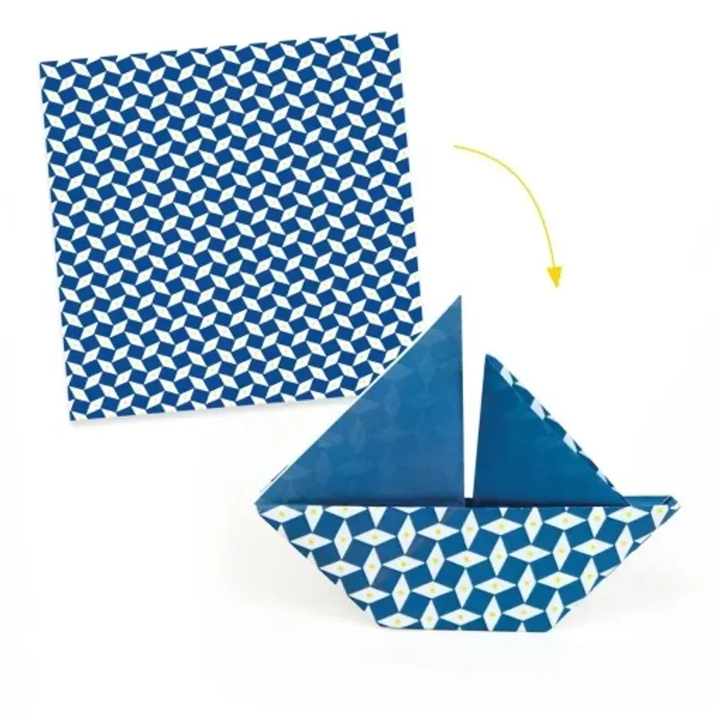Jucarii, Copii si Bebe - Jucarii si jocuri - Jucarii & jocuri educative - Jocuri si jucarii educative - Joc creativ Foi de origami Natsu - Infinity.ro