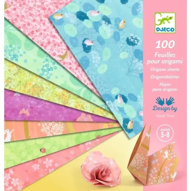 Jucarii, Copii si Bebe - Jucarii si jocuri - Jucarii & jocuri educative - Jocuri si jucarii educative - Joc creativ foi pentru origami Haru - Infinity.ro