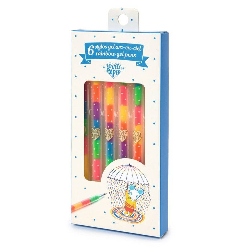 Carti si Birotica - Birotica - Instrumente de scris - Pixuri si stilouri - Set 6 pixuri cu gel - Infinity.ro