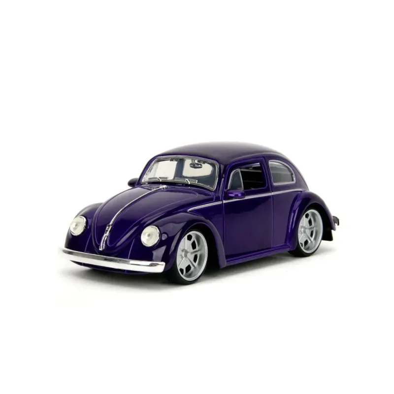 Jucarii, Copii si Bebe - Jucarii si jocuri - Figurine - Set figurine Wednesday Addams si Thing cu masina Volkswagen Beetle 1972 Jada - Infinity.ro
