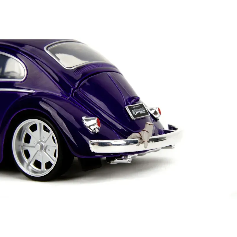 Jucarii, Copii si Bebe - Jucarii si jocuri - Figurine - Set figurine Wednesday Addams si Thing cu masina Volkswagen Beetle 1972 Jada - Infinity.ro