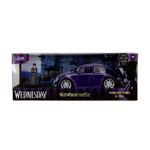 Jucarii, Copii si Bebe - Jucarii si jocuri - Figurine - Set figurine Wednesday Addams si Thing cu masina Volkswagen Beetle 1972 Jada - Infinity.ro