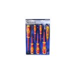 Casa si Gradina - Constructii - Scule de mana si unelte - Surubelnite - Set 7 surubelnite + tester digital de tensiune 1000V, Geko G30626 - Infinity.ro