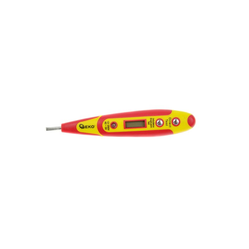 Casa si Gradina - Constructii - Scule de mana si unelte - Surubelnite - Set 7 surubelnite + tester digital de tensiune 1000V, Geko G30626 - Infinity.ro