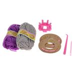 Jucarii, Copii si Bebe - Jucarii si jocuri - Jucarii & jocuri educative - Seturi de artizanat - Kit de realizat pompoane, 13 piese, multicolor, R06-0067-A - Infinity.ro