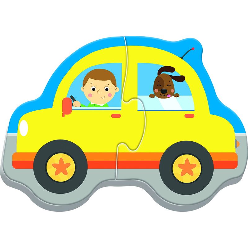 Jucarii, Copii si Bebe - Jucarii si jocuri - Jocuri si puzzle - Puzzle - Puzzle Trefl Baby clasic vehicule pentru transport 8 piese - Infinity.ro
