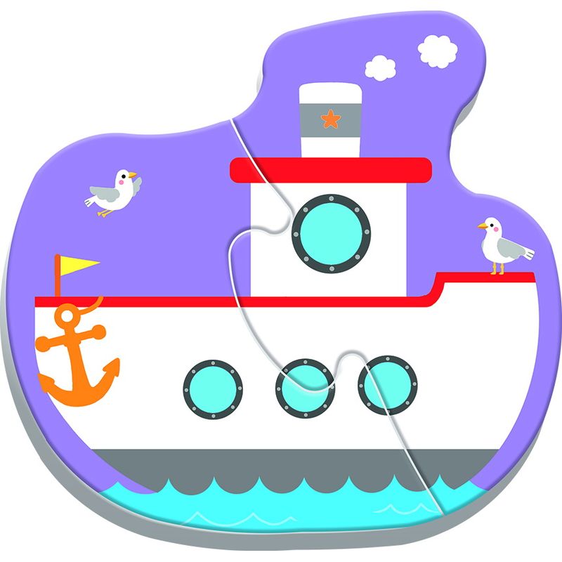 Jucarii, Copii si Bebe - Jucarii si jocuri - Jocuri si puzzle - Puzzle - Puzzle Trefl Baby clasic vehicule pentru transport 8 piese - Infinity.ro