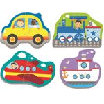 Jucarii, Copii si Bebe - Jucarii si jocuri - Jocuri si puzzle - Puzzle - Puzzle Trefl Baby clasic vehicule pentru transport 8 piese - Infinity.ro