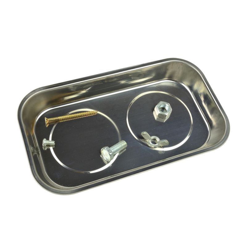 Auto si Moto - Reparatii si depanare - Scule auto - Scule si truse auto - Recipient magnetic dreptunghiular 240x140mm, Geko G03202 - Infinity.ro