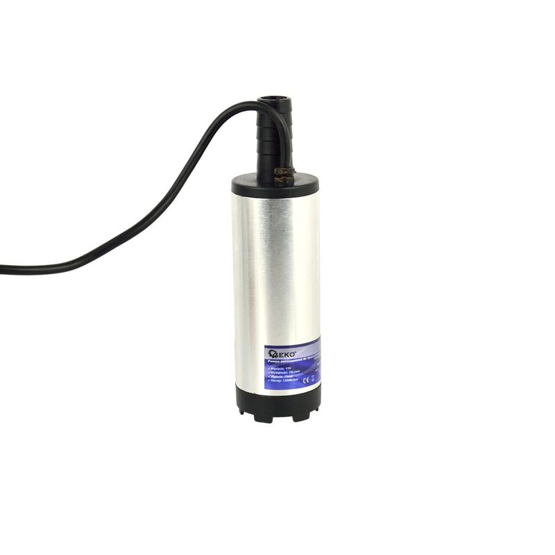 Auto si Moto - Reparatii si depanare - Scule auto - Scule si truse auto - Pompa submersibila pentru scurgerea  combustibilului 12V 37mm, GEKO G00942 - Infinity.ro