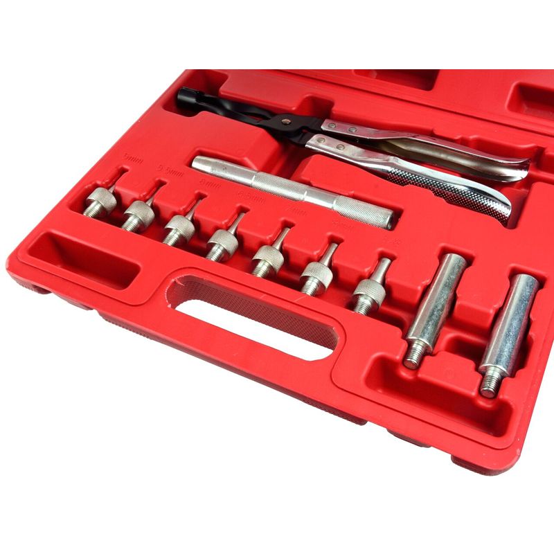 Auto si Moto - Reparatii si depanare - Scule auto - Scule si truse auto - Set pentru demontare si instalare etansari supape, Geko G02611 - Infinity.ro