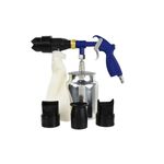 Auto si Moto - Reparatii si depanare - Scule auto - Scule si truse auto - Pistol de sablare cu recuperator + 4 duze 200L/min 1L, GEKO G01197 - Infinity.ro