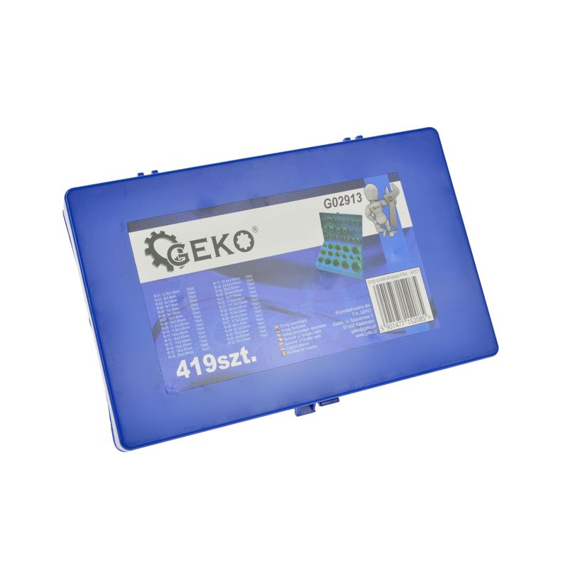 Auto si Moto - Reparatii si depanare - Scule auto - Scule si truse auto - Set inele pentru aer conditionat 419 bucati, GEKO G02913 - Infinity.ro