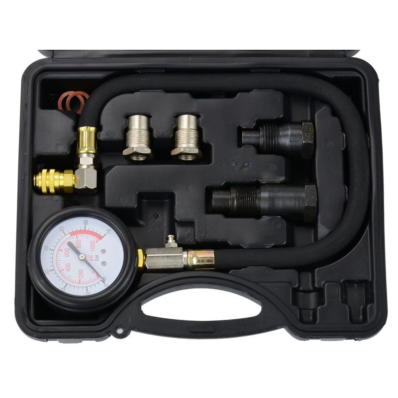 Auto si Moto - Reparatii si depanare - Scule auto - Scule si truse auto - Tester de compresie diesel 70bar 400mm, GEKO G02510 - Infinity.ro