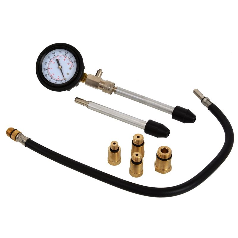 Auto si Moto - Reparatii si depanare - Scule auto - Scule si truse auto - Set pentru masurare presiunii in motoare pe benzina 20bar, GEKO G02502 - Infinity.ro