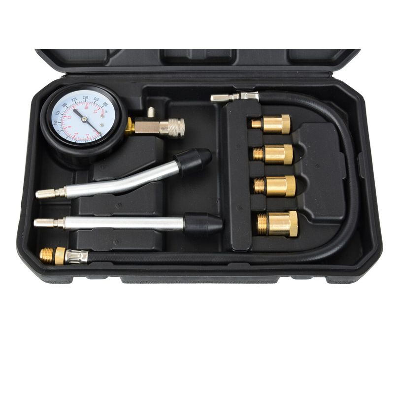 Auto si Moto - Reparatii si depanare - Scule auto - Scule si truse auto - Set pentru masurare presiunii in motoare pe benzina 20bar, GEKO G02502 - Infinity.ro